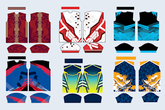 create custom sublimation sports jersey and apparel design