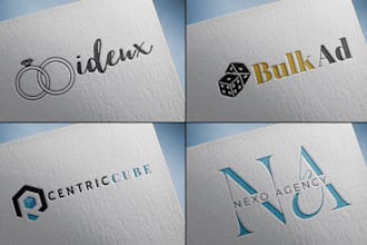 design modern minimalist logo design for your business