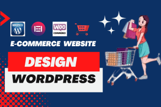 build a responsive  woo commerce website, wordpress ecommerce website