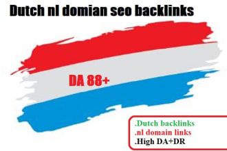 do 22 high authority netherlands and dutch backlinks with high da