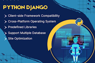 develop web application or rest api using python django