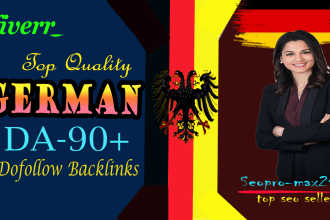 do 15 pure permanent german white hat dofollow  SEO backlinks