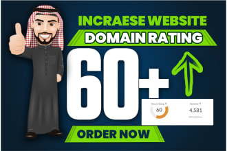 increase domain rating, increase ahrefs domain rating, increase DR 60 plus