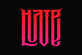 design typography, text, font, vintage, rock, dj or music logo