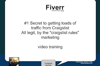 teach you how to post ads on Craigslist that WORK