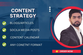 provide content and marketing strategy for your business