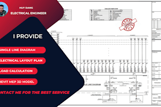 design single line diagram of electrical system