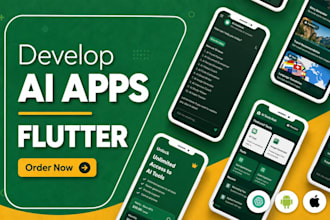 develop ai mobile app or web app using flutter