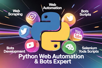 do web automation and bot development with python selenium