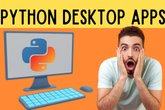 build python desktop application,window application and gui applications
