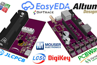 design pcb on easyeda kicad altium designer and diptrace