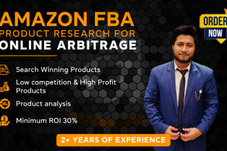 do amazon online arbitrage product research USA