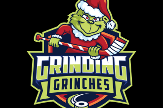 make wonderful hockey team logo design for you