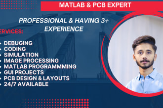 do matlab programming, simulink, signal processing tasks and projects