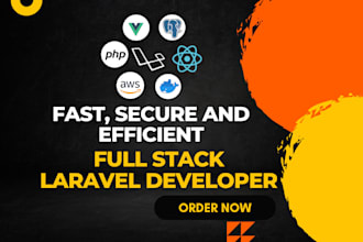develop a custom laravel web application and restful api
