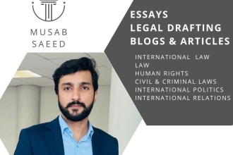 write on international law, and human rights
