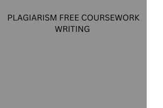 research and write coursework papers from scratch