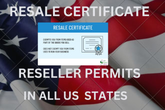 get resale certificates, reseller permits