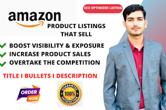 write amazon product listing description, SEO optimized amazon product listing