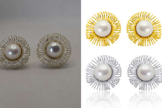 jewelry photo clipping path background remove and high retouch