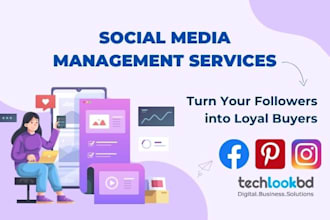 be your social media marketing manager and content creator