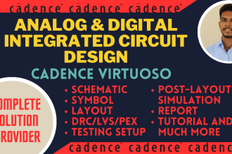 design analog and digital vlsi circuit using cadence virtuoso