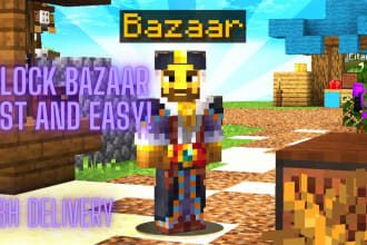 unlock the bazzar in hypixel skyblock