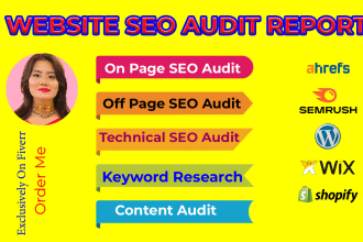 do a comprehensive SEO audit report to boost your websites ranking