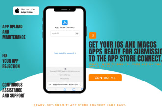 prepare your ios apps for submission to the app store connect