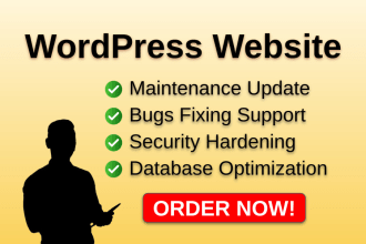 do wordpress maintenance update and wordpress cleanup