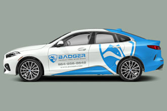 create car wrap, van wrap, and vehicle wrap, design