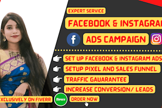 be your facebook ads campaign manager and advertisement designer