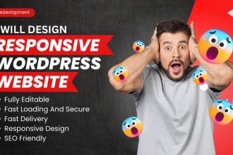 design fully responsive wordpress website