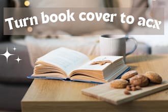 turn your book cover to acx audio book cover