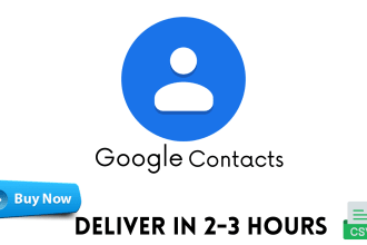 create a CSV file to import contacts in google contacts