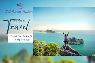 create premier, customized travel itineraries