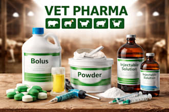 veterinary drug formulations, drench, bolus, and injectables