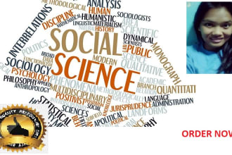 do social science papers, projects and case studies