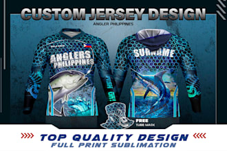 do custom jersey design or sublimation design