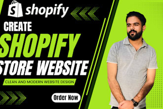 create one product shopify store or landing page