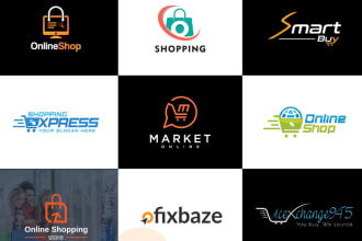 make an awesome ecommerce logo and shopify brand identity