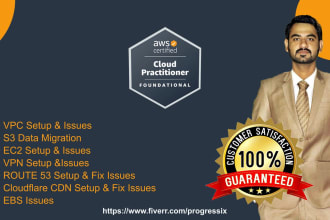 fix or setup your aws ec2  and other aws services