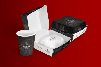do food packaging designs, 3d mockup for your brand