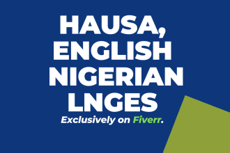 do hausa, igbo or yoruba to english translation work for you