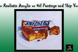 do any acrylic or oil painting on canvas and ship to you