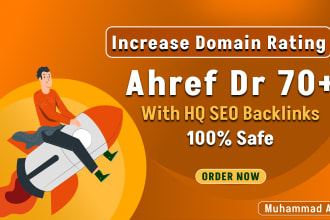 increase domain rating ahrefs DR using HQ SEO backlinks