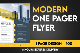 design one pager, trucking, freight broker, logistics, automative flyer