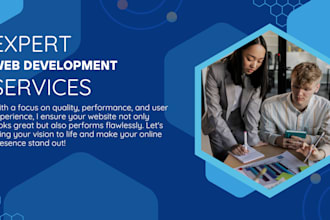 create a professional website for your business