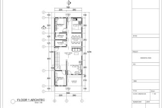 be your architect, draftsman four house plans, 2d floor plan