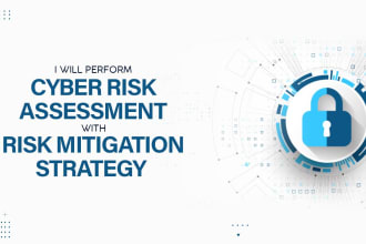 perform cyber risk assessment with risk mitigation strategy